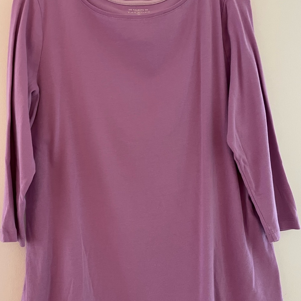 Talbots Lavender Blouse